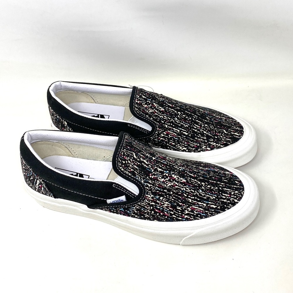 💖MEGA SALE💖VANS CLASSIC SLIP-ON 9 Canvas Black Men’s Sneakers VN0A3JEX9IE - Picture 2 of 11